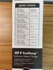 Snow Joe + Sun Joe iCHRG40 EcoSharp Lithium-Ion Battery Charger | 40 Volt , Gray